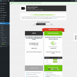 Page screenshot: Settings → Upgrade  ➤