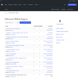 Page screenshot: Settings → Support Forum