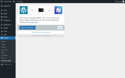 Page screenshot: Ethereum Wallet Settings ‹ Test site — WordPress