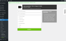 Page screenshot: Settings → Contact Us