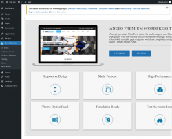 Page screenshot: Event Monster &rarr; Our Theme
