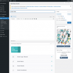Page screenshot: Event Monster &rarr; Add New Event