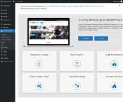 Page screenshot: Event Monster &rarr; Our Theme