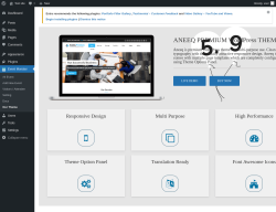 Page screenshot: Event Monster &rarr; Our Theme
