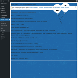Page screenshot: Event Monster &rarr; Docs