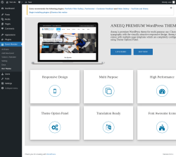 Page screenshot: Event Monster &rarr; Our Theme