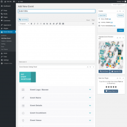 Page screenshot: Event Monster &rarr; Add New Event