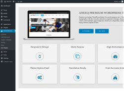 Page screenshot: Event Monster &rarr; Our Theme