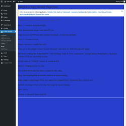 Page screenshot: Event Monster &rarr; Docs