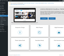 Page screenshot: Event Monster &rarr; Our Theme