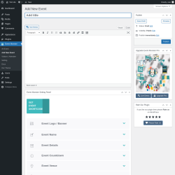 Page screenshot: Event Monster &rarr; Add New Event