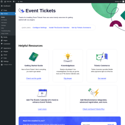 Page screenshot: Tickets