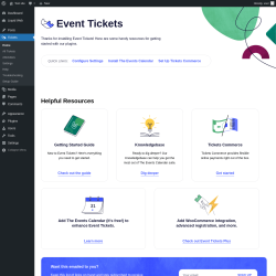 Page screenshot: Tickets