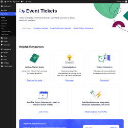 Page screenshot: Tickets