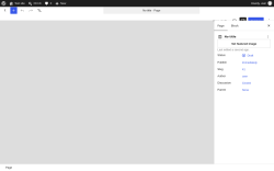 Page screenshot: Add Page &lsaquo; Test site &mdash; WordPress