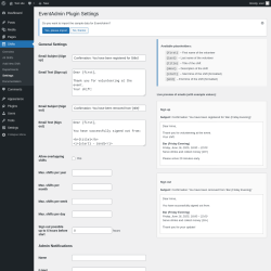 Page screenshot: Shifts &rarr; Settings