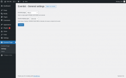 Page screenshot: Eventist Plugin &rarr; Settings