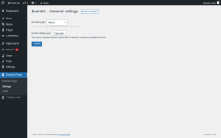 Page screenshot: Eventist Plugin &rarr; Settings