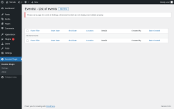 Page screenshot: Eventist Plugin