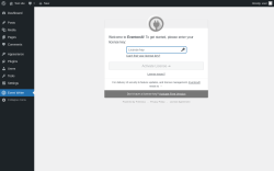 Page screenshot: Event Writer ‹ Test site — WordPress