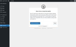 Page screenshot: EventonAI ‹ Test site — WordPress