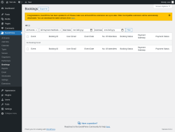 Page screenshot: EventPrime → Bookings