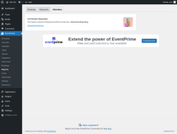 Page screenshot: EventPrime → Reports → Attendees
