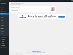 Page screenshot: EventPrime → Reports → Attendees