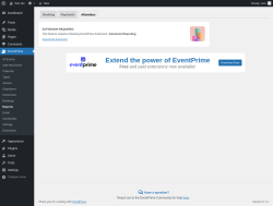 Page screenshot: EventPrime → Reports → Attendees