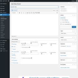 Page screenshot: EventPrime → Add New Event