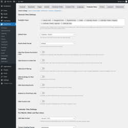 Page screenshot: EventPrime → Settings → Frontend Views
