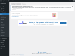 Page screenshot: EventPrime → Reports → Attendees