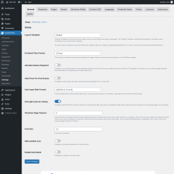 Page screenshot: EventPrime → Settings