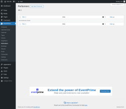 Page screenshot: EventPrime → Performers