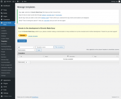 Page screenshot: Events Made Easy  → Templates