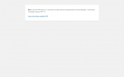 Page screenshot: WordPress &rsaquo; Error
