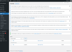 Page screenshot: Events