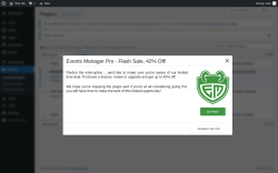 Page screenshot: Plugins &lsaquo; Test site &mdash; WordPress