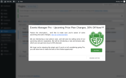 Page screenshot: Plugins &lsaquo; Test site &mdash; WordPress