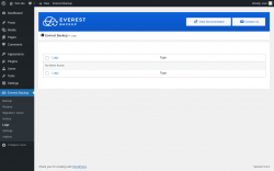 Page screenshot: Everest Backup → Logs