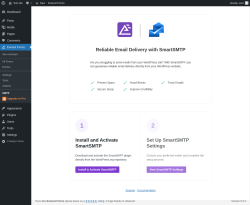 Page screenshot: Everest Forms &rarr; SMTP