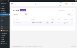 Page screenshot: Everest Forms &rarr; All Forms