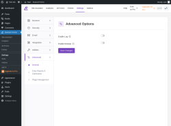 Page screenshot: Everest Forms &rarr; Settings &rarr; 
										
																					
										
											Advanced
											
												
											
										
									