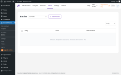 Page screenshot: Everest Forms &rarr; Entries