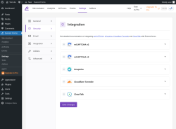 Page screenshot: Everest Forms &rarr; Settings &rarr; 
										
																					
										
											Security
											
												
											
										
									