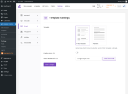 Page screenshot: Everest Forms &rarr; Settings &rarr; 
										
											
  

										
										
											Email
											
												
											
										
									