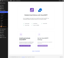 Page screenshot: Everest Forms &rarr; SMTP