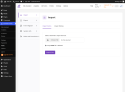 Page screenshot: Everest Forms &rarr; Tools