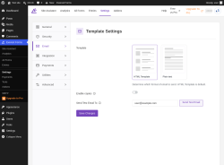 Page screenshot: Everest Forms &rarr; Settings &rarr; 
										
											
  

										
										
											Email
											
												
											
										
									