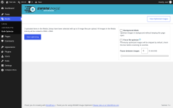 Page screenshot: Media &rarr; Bulk Optimize